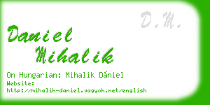daniel mihalik business card